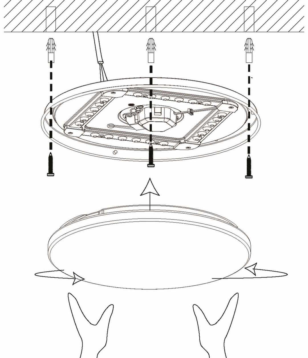 Eglo Led Deckenleuchte Leuchte Pogliola 36 W 3350lm 3000 K 490mm Siehe Text B-Ware - 9002759755034