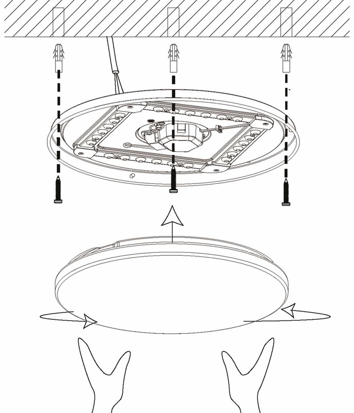 Eglo Led Deckenleuchte Leuchte Pogliola Deckenlampe 36 W 3350lm Siehe Text B-Ware - 9002759755034