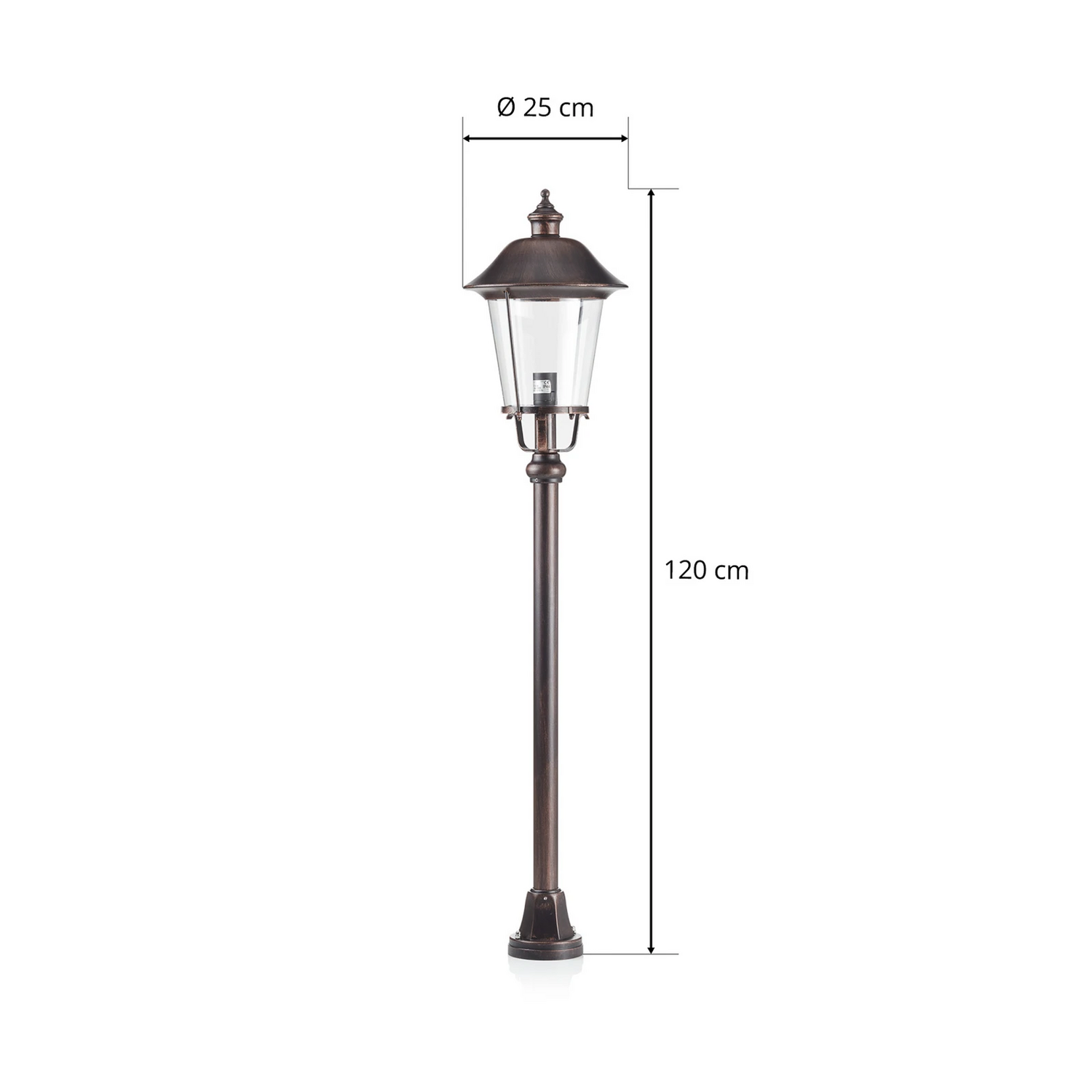 Orion Wegeleuchte Gartenlampe Mariella Außenleuchte Nostalgischer Charme E27 B-Ware - 9003090222889