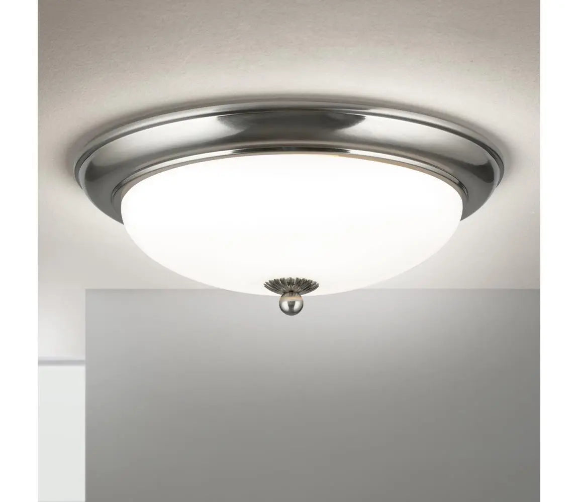 B-Ware Orion Deckenleuchte Lampe Jugendstil Milchglas Rund Altmessing 35 Cm 2 X E27 Led - 9003090279425