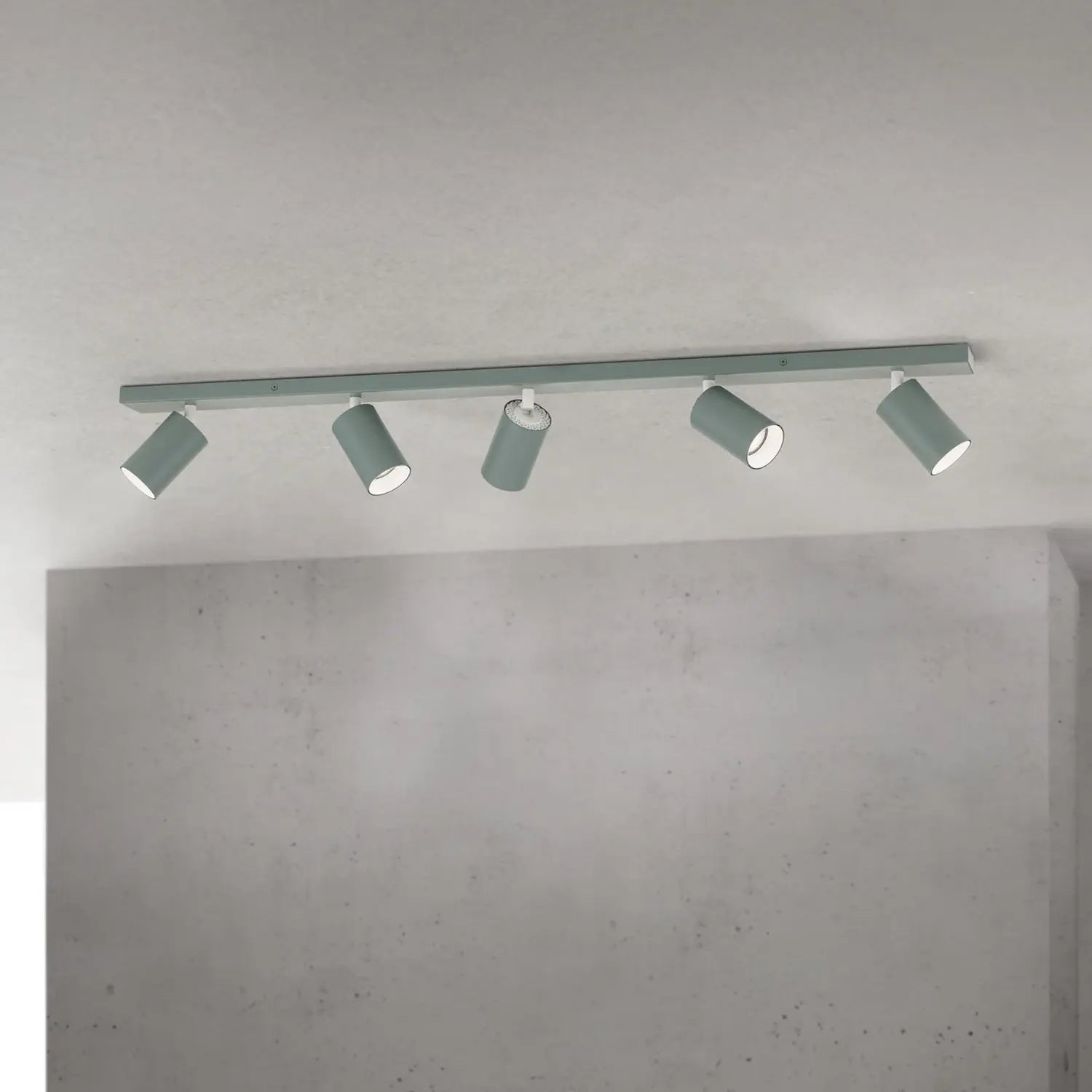 B-Ware Orion Deckenstrahler Sean Spot Deckenlampe Hellgrün Aluminium Gu10 Led 5 Flammig - 9003090281572