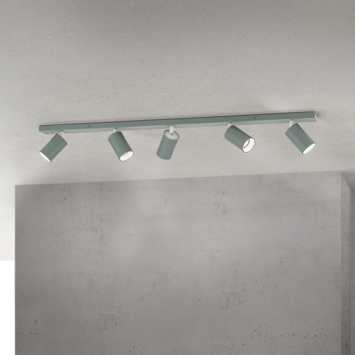 Orion Deckenstrahler Sean Spot Deckenlampe hellgrün Aluminium GU10 LED 5-flammig - 9003090281572