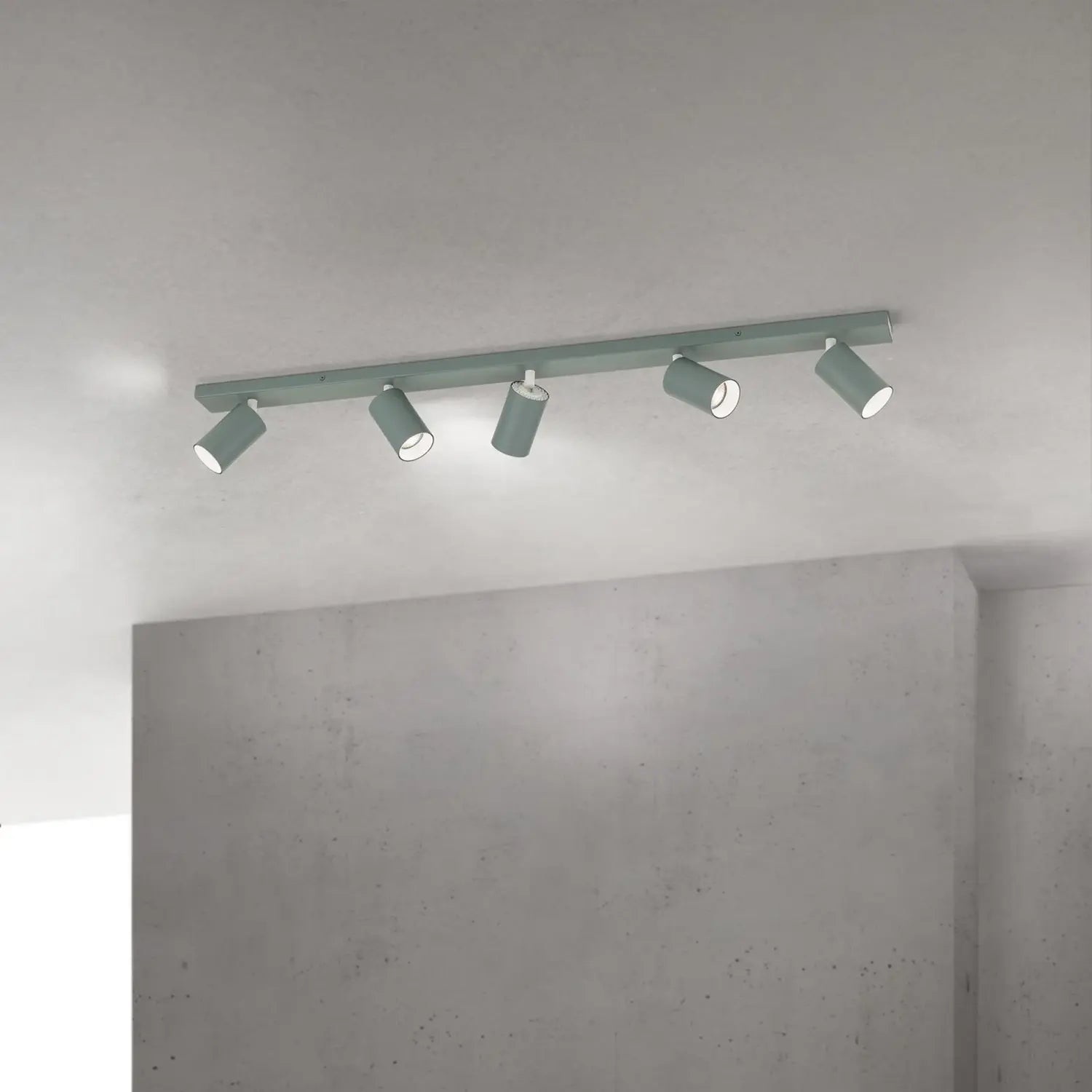 B-Ware Orion Deckenstrahler Sean Spot Deckenlampe Hellgrün Aluminium Gu10 Led 5 Flammig - 9003090281572