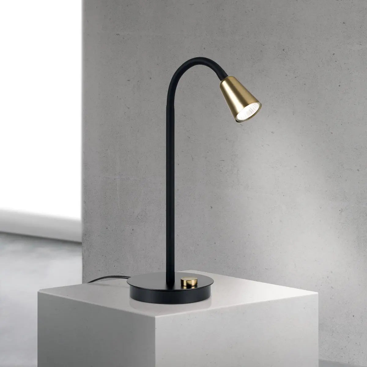 B-Ware Orion Tischleuchte Tischlampe Dotty Schwarz Gold Leuchte Beleuchtung Wohnzimmer - 9003090281695