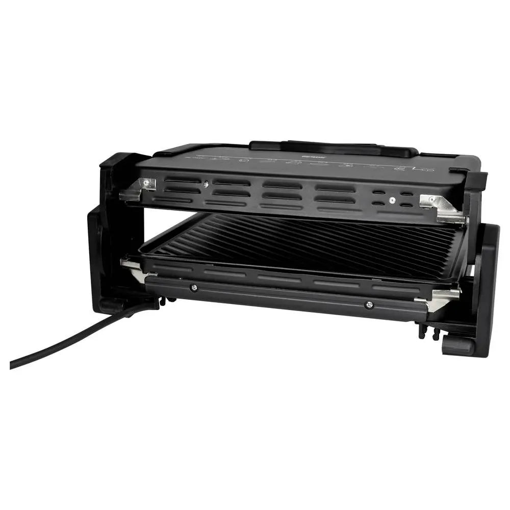 B-Ware Silva Homeline Kontaktgrill Tischgrill Elektro Antihaftbeschichtung Schwarz - 9004489209450