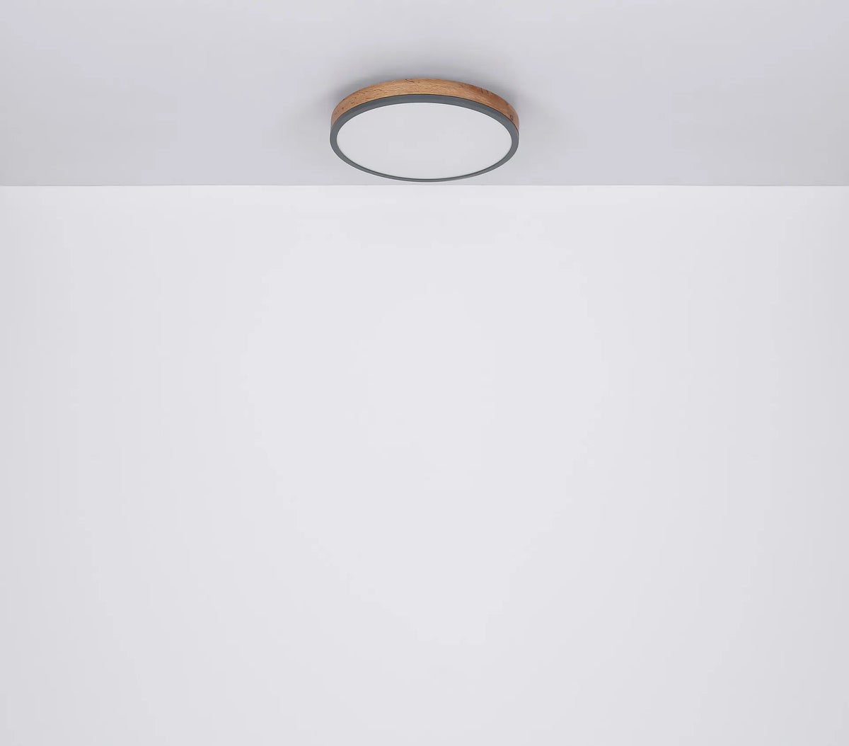 Globo Deckenleuchte Lampe LED DORO Deckenlampe Graphit holzoptik opal Kunststoff - 9007371430567