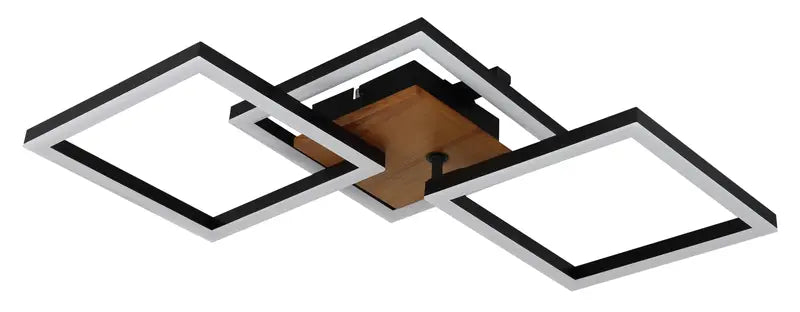 B-Ware Globo Deckenleuchte Kerry Lampe Led Leuchte Dunkelbraun Opal Schwarz 3.000 K - 9007371443222