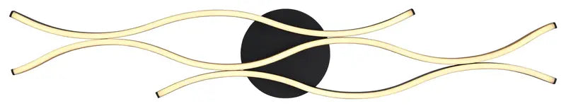 B-Ware Globo Deckenleuchte Deckenlampe Geronimo Led Schwarz Holz Wohnraum 108 X 18 Cm - 9007371445042