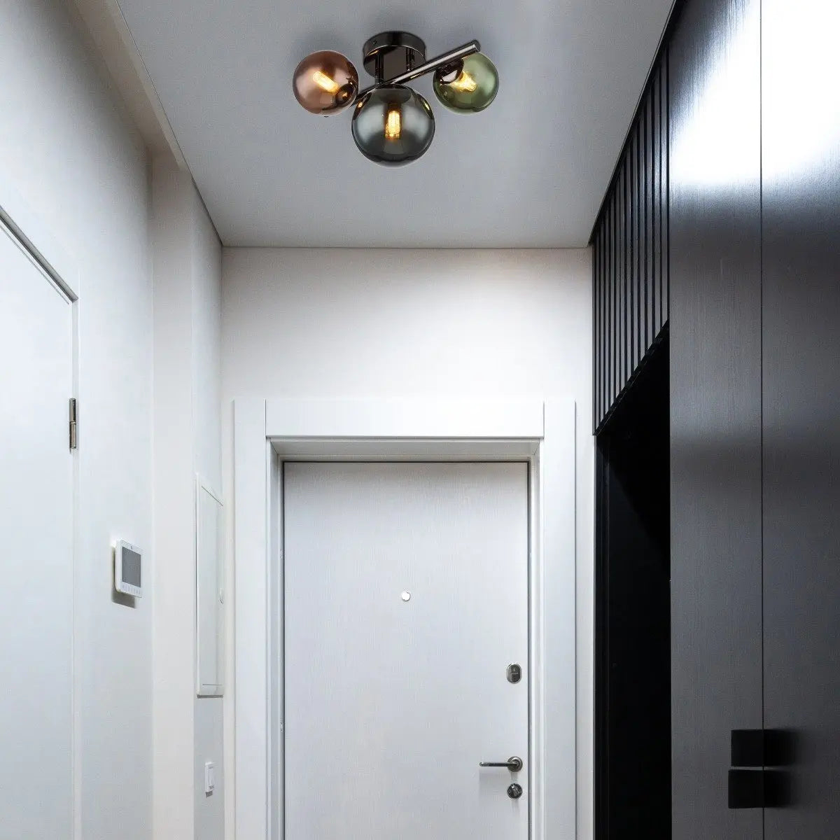 B-Ware Globo Deckenleuchte Lampe Riha Deckenlampe 3 Flammig Grau Bronze Grün Petrol - 9007371453108