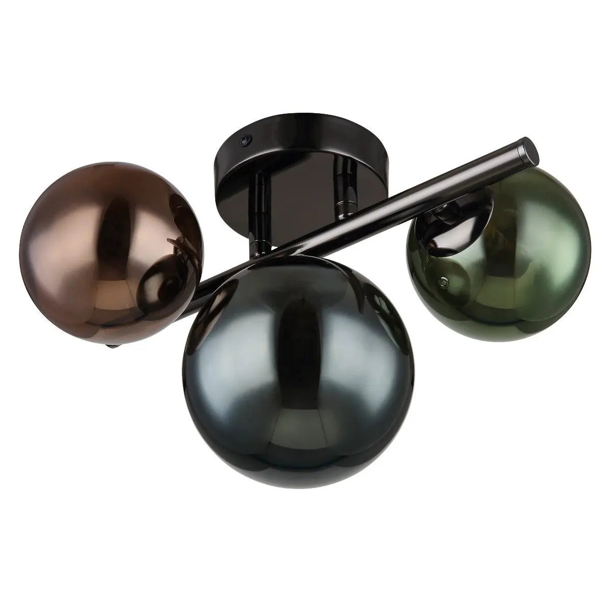 B-Ware Globo Deckenleuchte Lampe Riha Deckenlampe 3 Flammig Grau Bronze Grün Petrol - 9007371453108