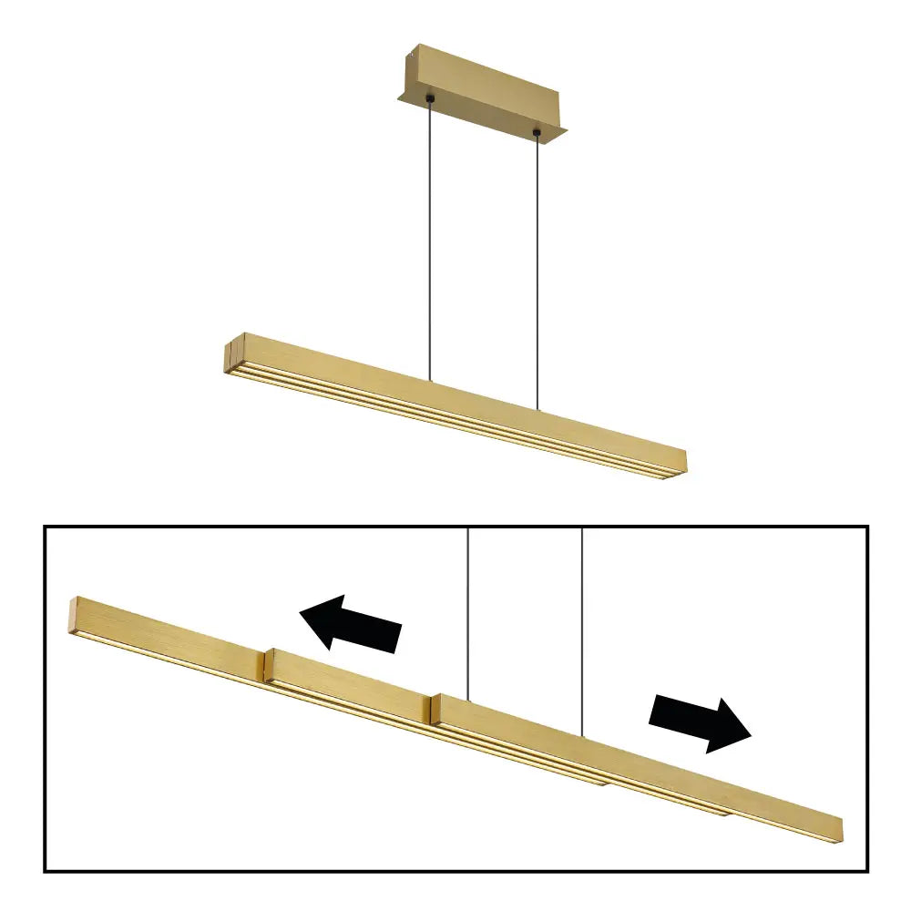B-Ware Globo Hängeleuchte Pendelleuchte Led Ethan Altmessing 150cm Cct Höhenverstellbar - 9007371465248