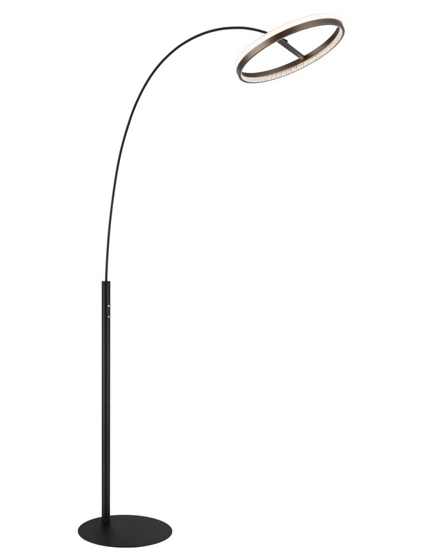 Globo Led Stehlampe Lampe Della Led Schwarz Dunkelgrau Metall 190 Cm B-Ware - 9007371465743