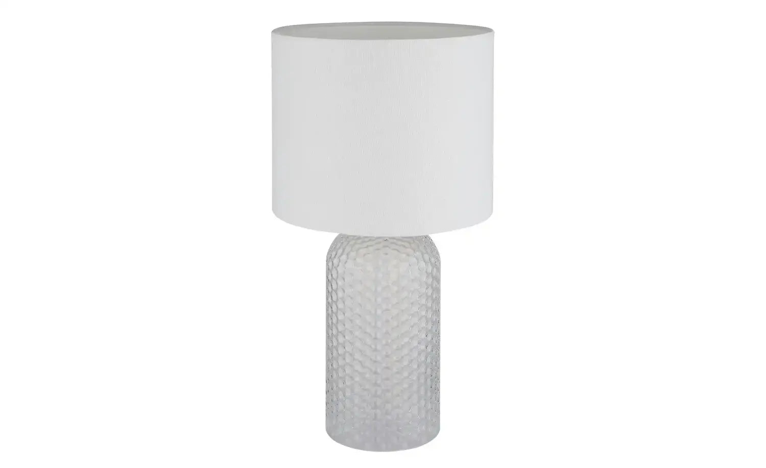 Globo Lighting Tischleuchte Lampe Sofia Glas Weiß ø 26,5 Cm Höhe 50 Cm B-Ware