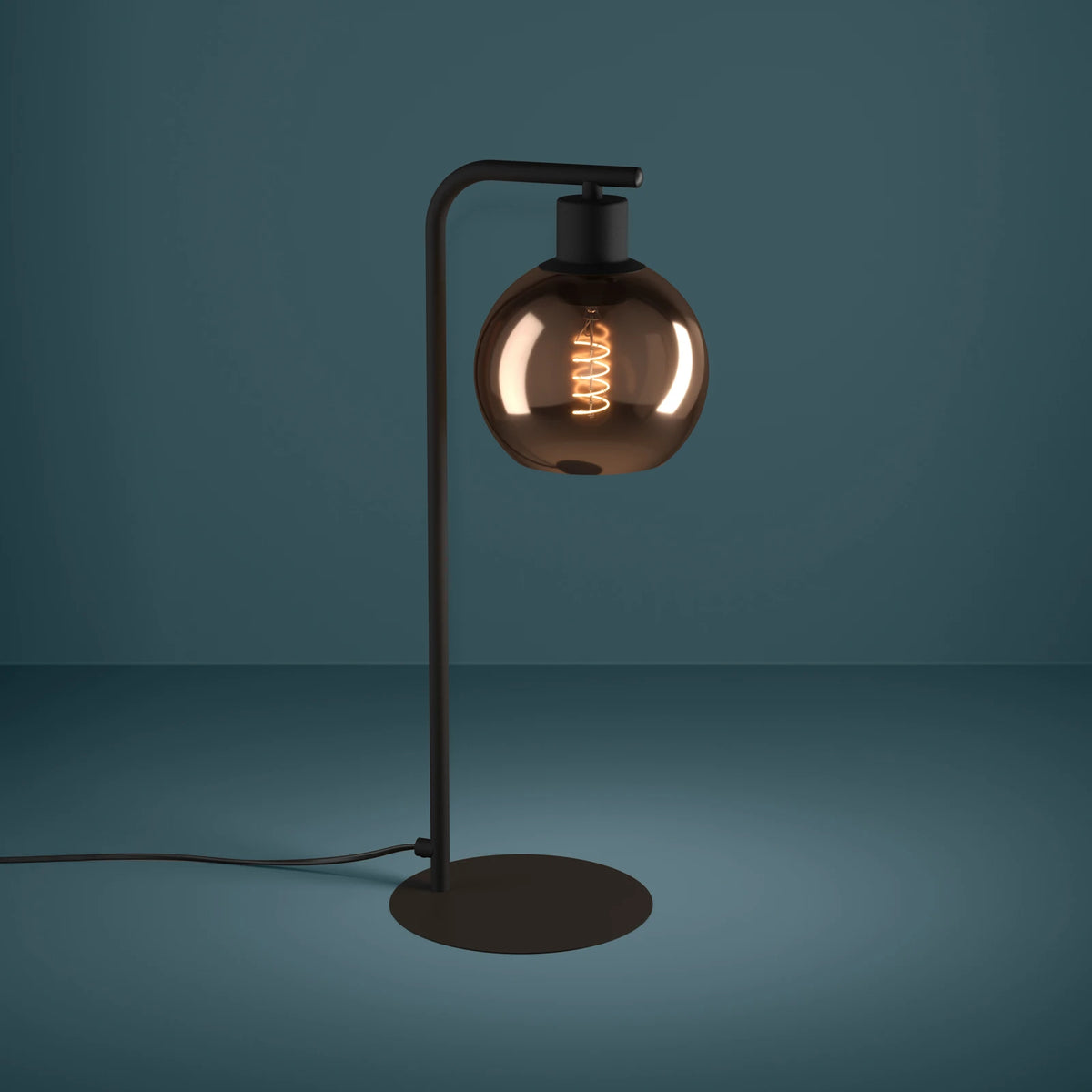 Eglo Stars Of Light Tischlampe Tischleuchte Cordoba Glas kupfer schwarz E27 LED - 9008606295197