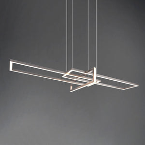 B-Ware TRIO LIGHTING Hängeleuchte Salinas LED Pendelleuchte dimmbar nickel matt