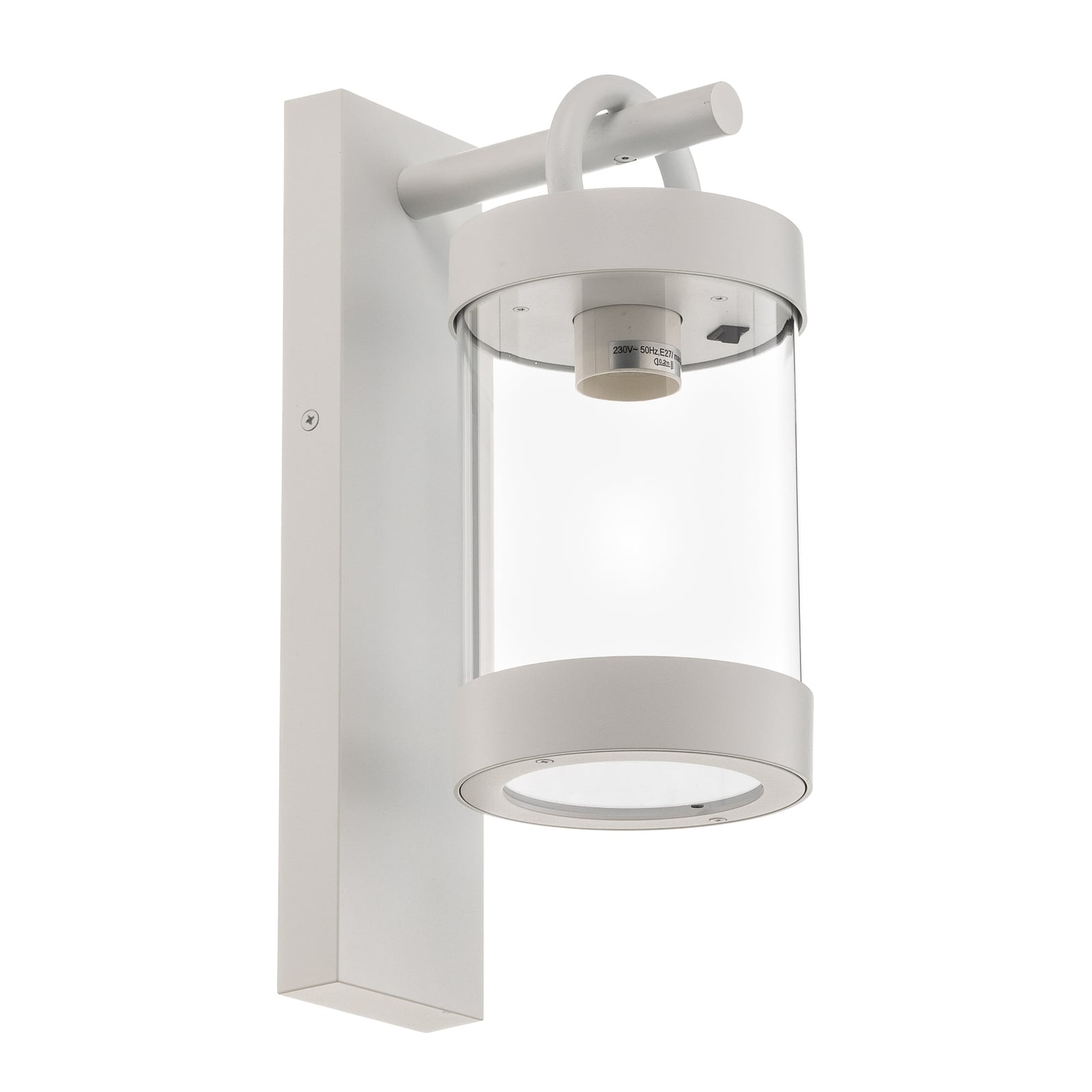 TRIOLighting Außenwandleuchte Sambesi LED Gartenlampe Dämmerungssensor weiß 33cm - 4017807492408