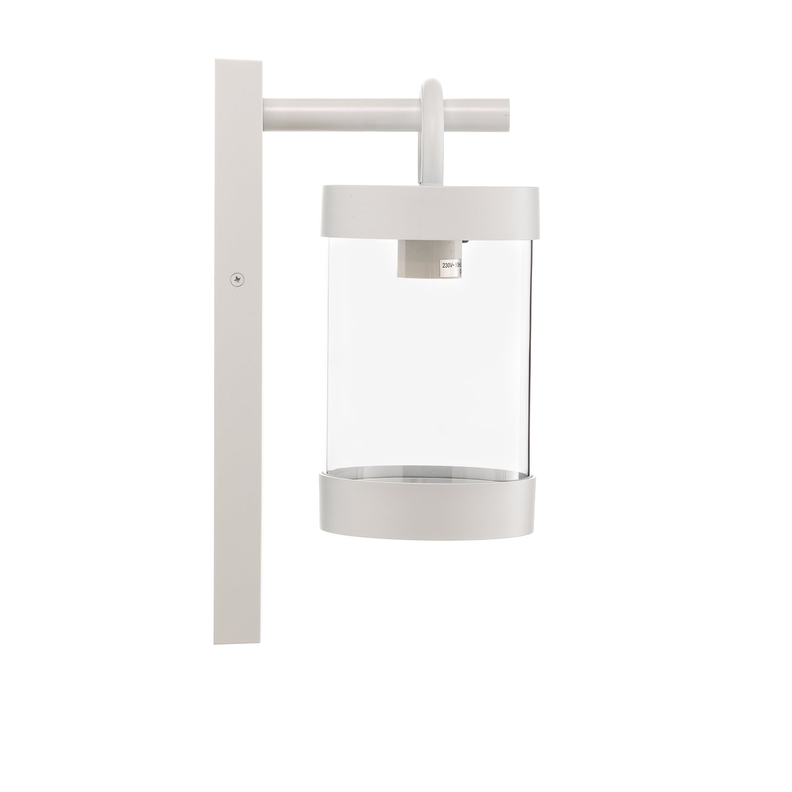 TRIOLighting Außenwandleuchte Sambesi LED Gartenlampe Dämmerungssensor weiß 33cm - 4017807492408