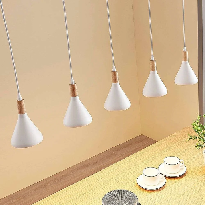 Lindby Led Pendelleuchte Arina Hängeleuchte Deckenlampe Lampe Weiß 5 Flammig822 B-Ware