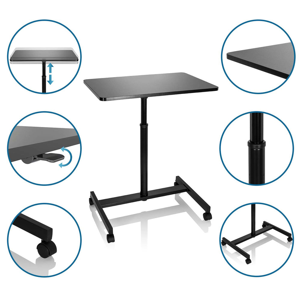hjh OFFICE Stehtisch Laptopständer STAND VM-SU Gasdruckfeder SIEHE TEXT/FOTO - 4064323000440
