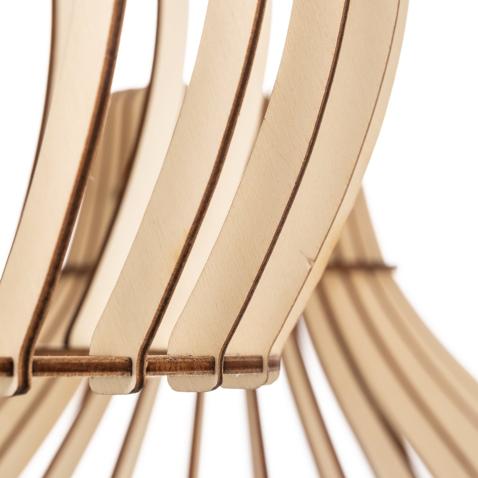 Euluna Hängeleuchte Barrel mit Holzschirmen Deckenlampe Deko-Pendelleuchte E27 - 5907623620620