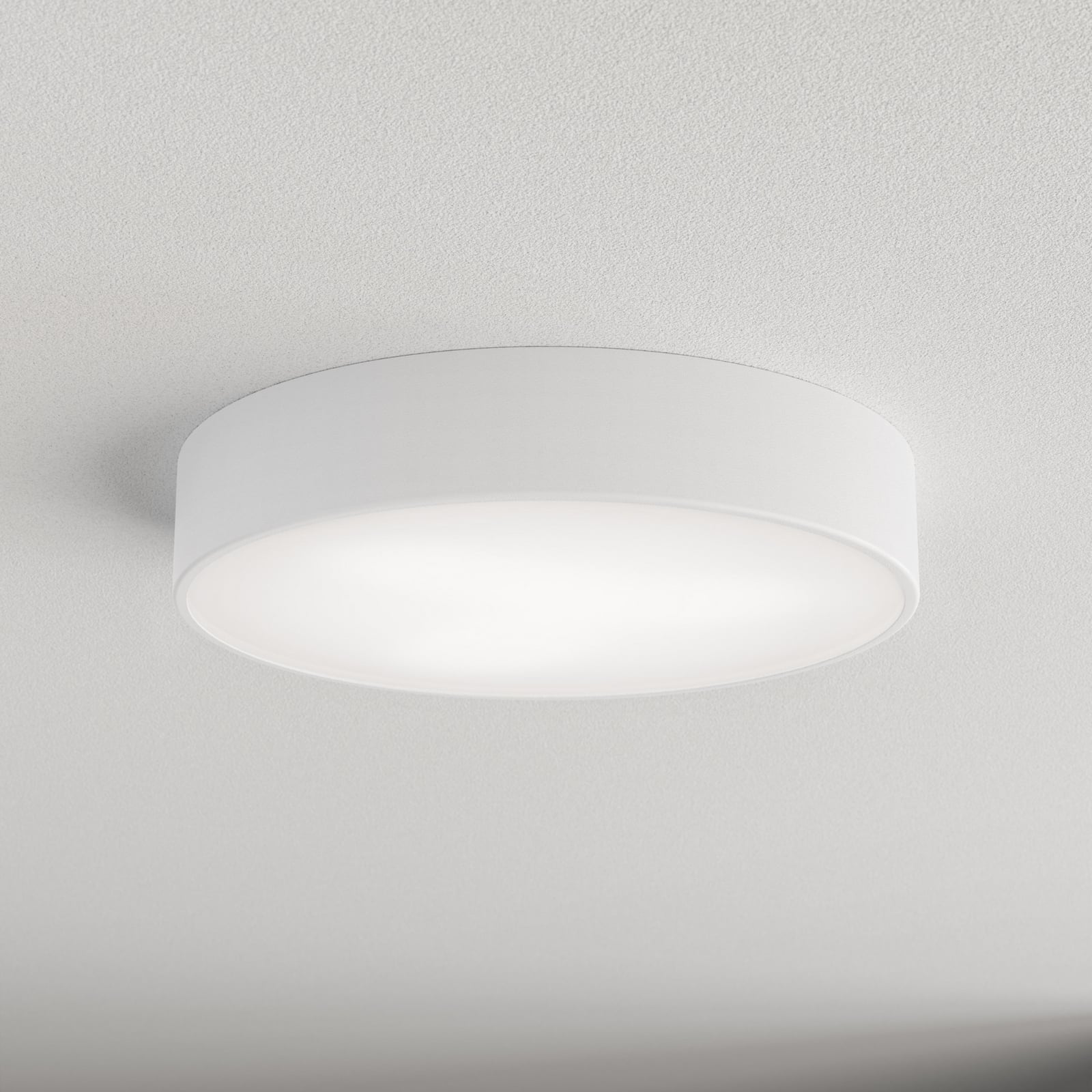 Deckenleuchte Cleo IP54 LED dimmbar Höhenverstellbar Ø40cm weiß Leuchte - 5907623620057