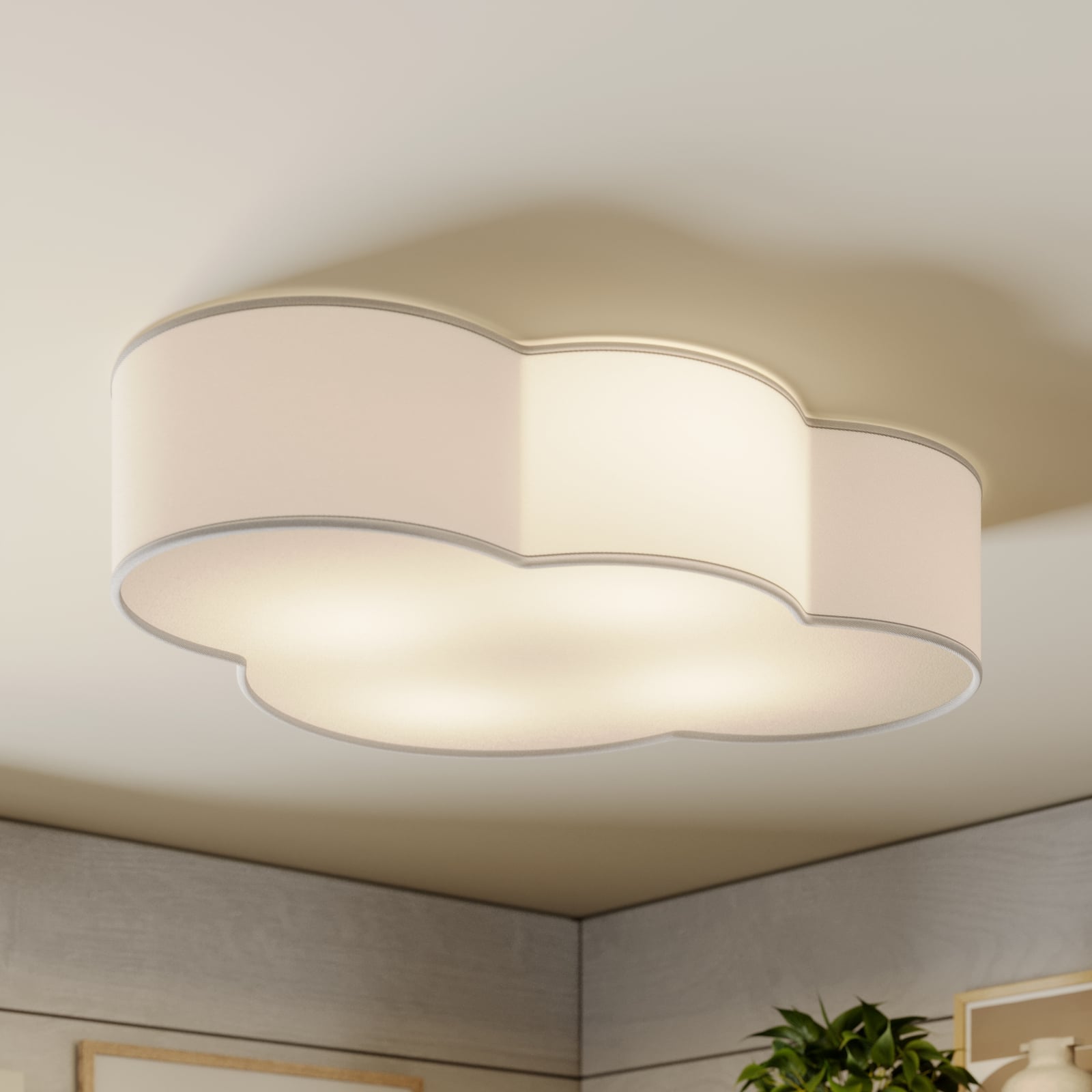 Deckenleuchte Cloud LED Lampe dimmbar 4-flg E27 weiß 62x48cm Made in Europe - 5901780515331