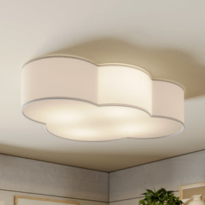 B-Ware Deckenleuchte Cloud LED Lampe dimmbar 4-flg E27 weiß 62x48cm Made in Europe