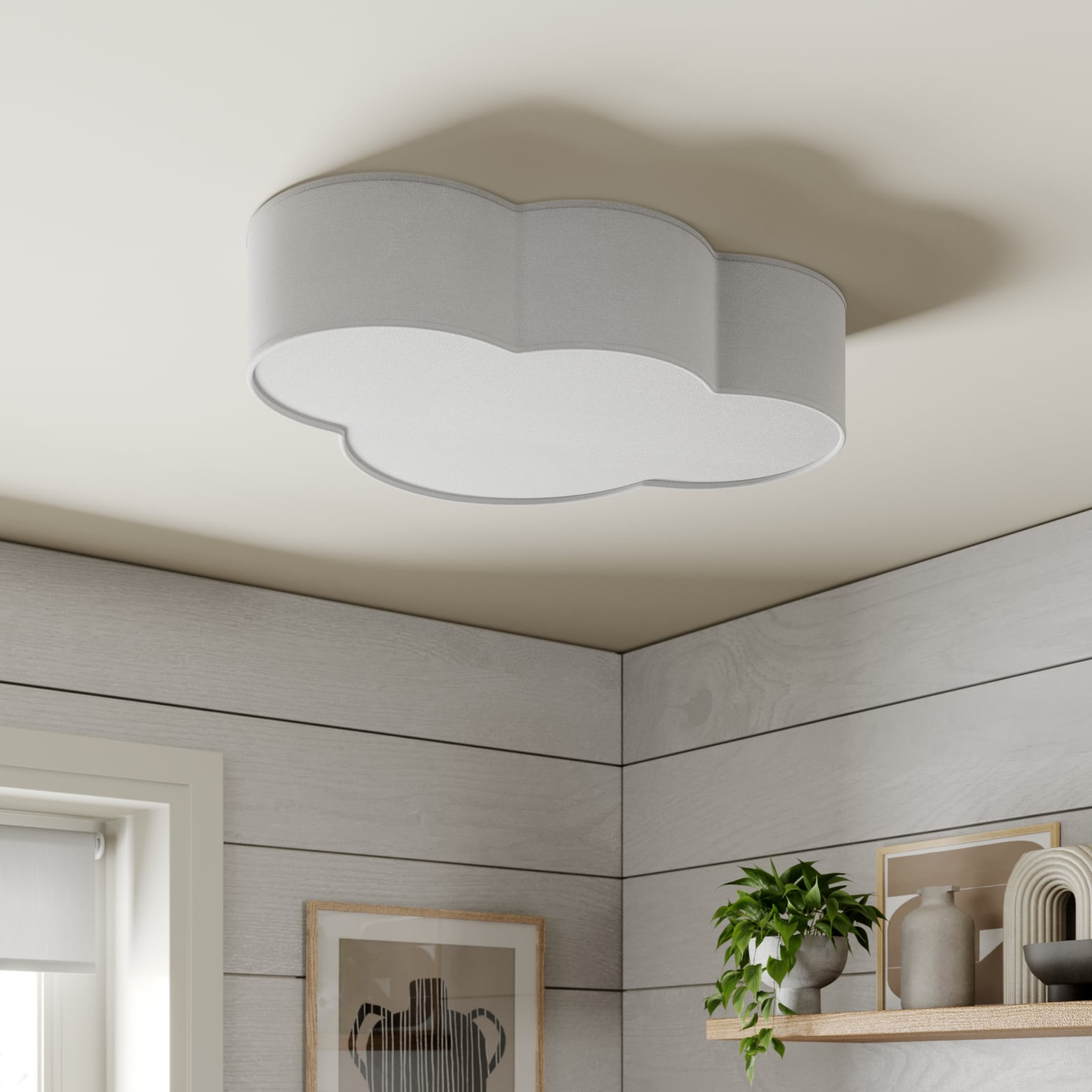 Deckenleuchte Cloud LED Lampe dimmbar 4-flg E27 weiß 62x48cm Made in Europe - 5901780515331