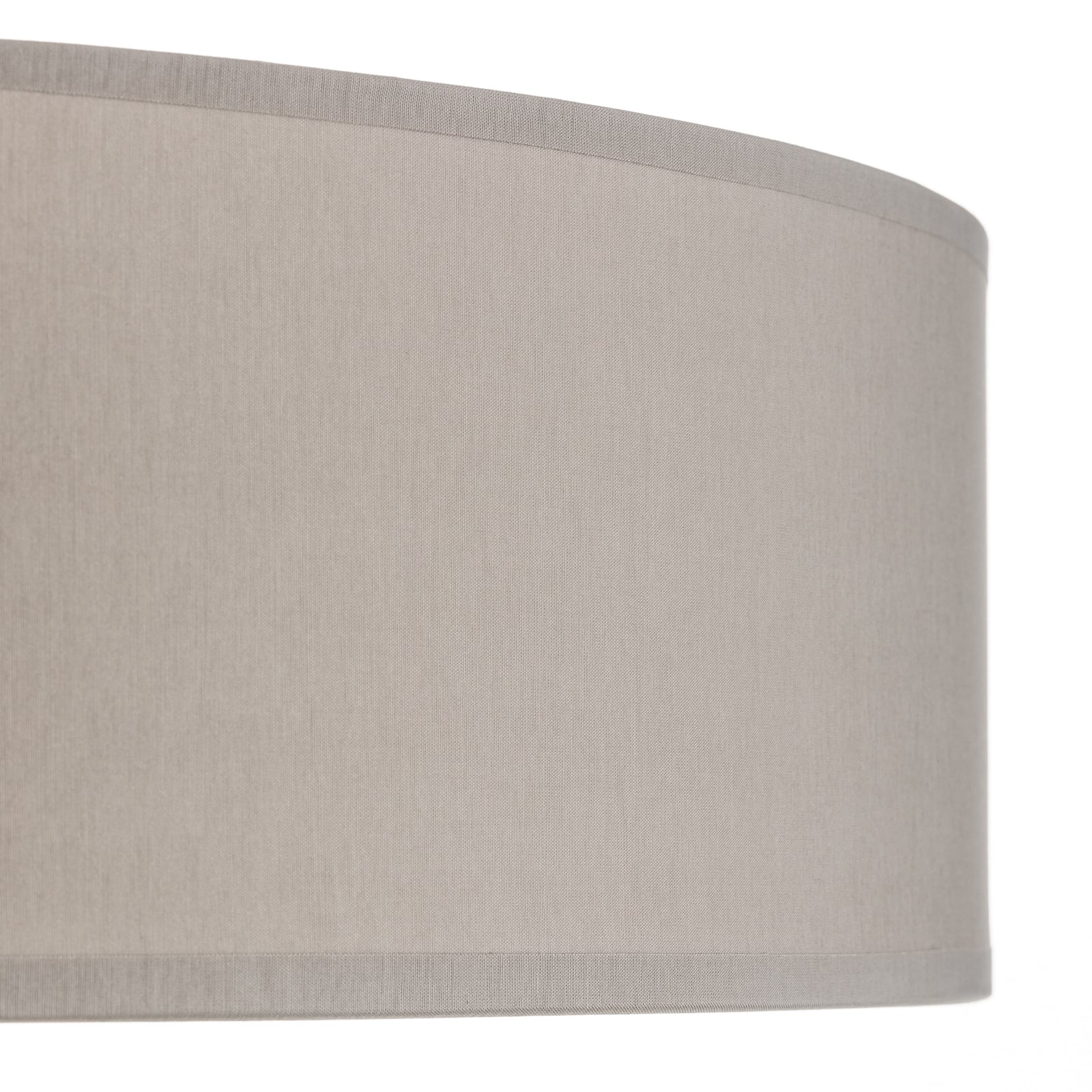 Deckenleuchte Rondo LED Lampe dimmbar beige Metall Textil Ø60cm 13cm hoch - 5901780544331