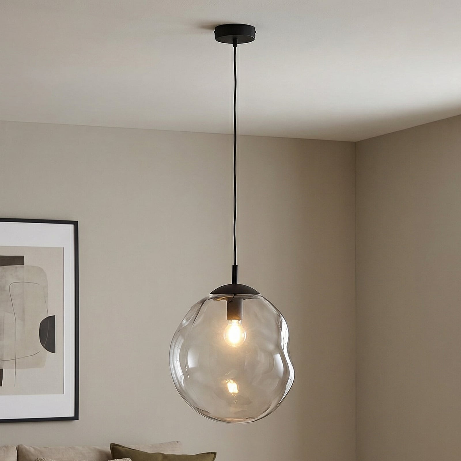 TK-Lighting Hängeleuchte Pendelleuchte Sol LED Lampe dimmbar schwarz rauchgrau - 5901780542641