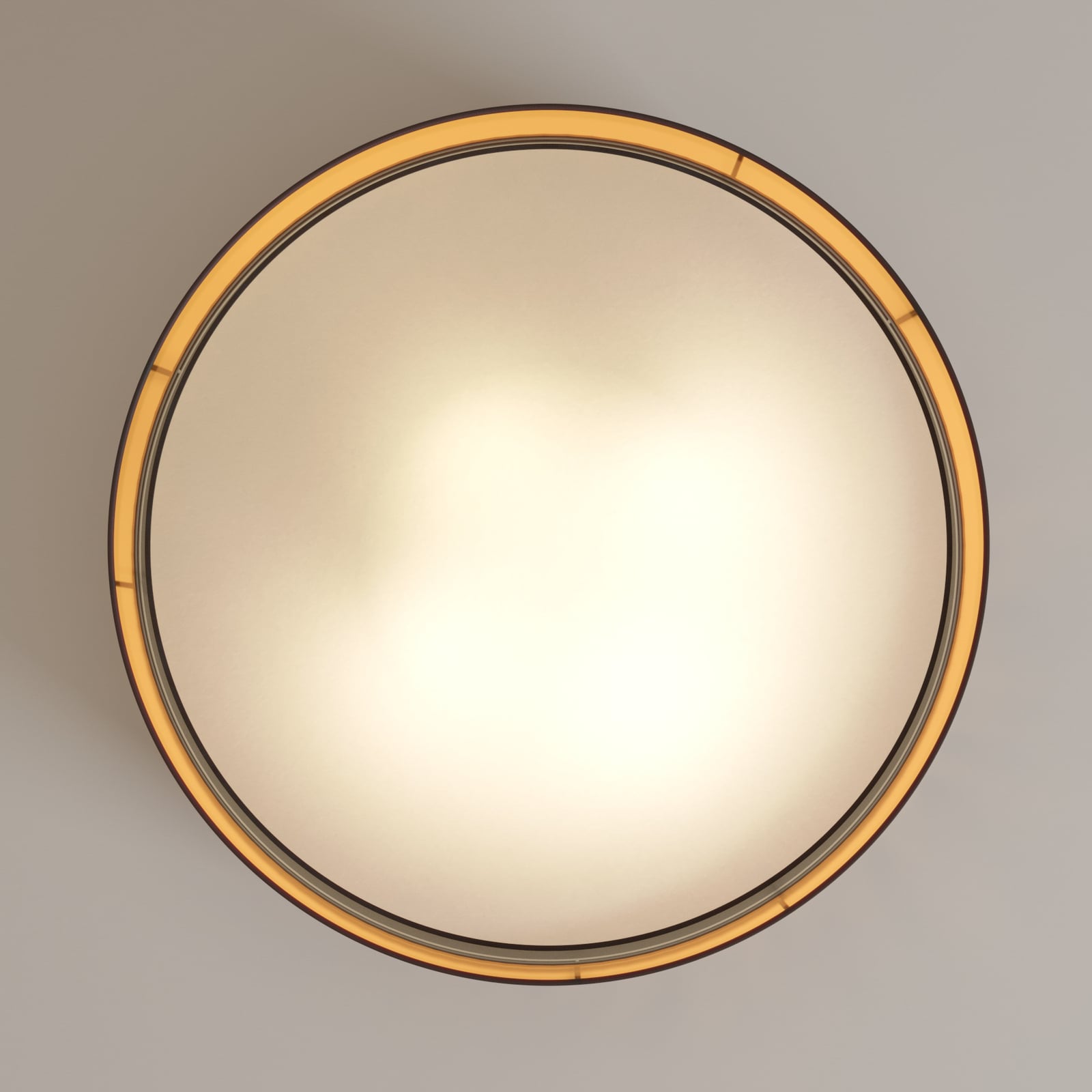 TK-Lighting Deckenleuchte Lampe Hilton LED Leuchte dimmbar schwarz-gold Ø60cm - 5901780543457