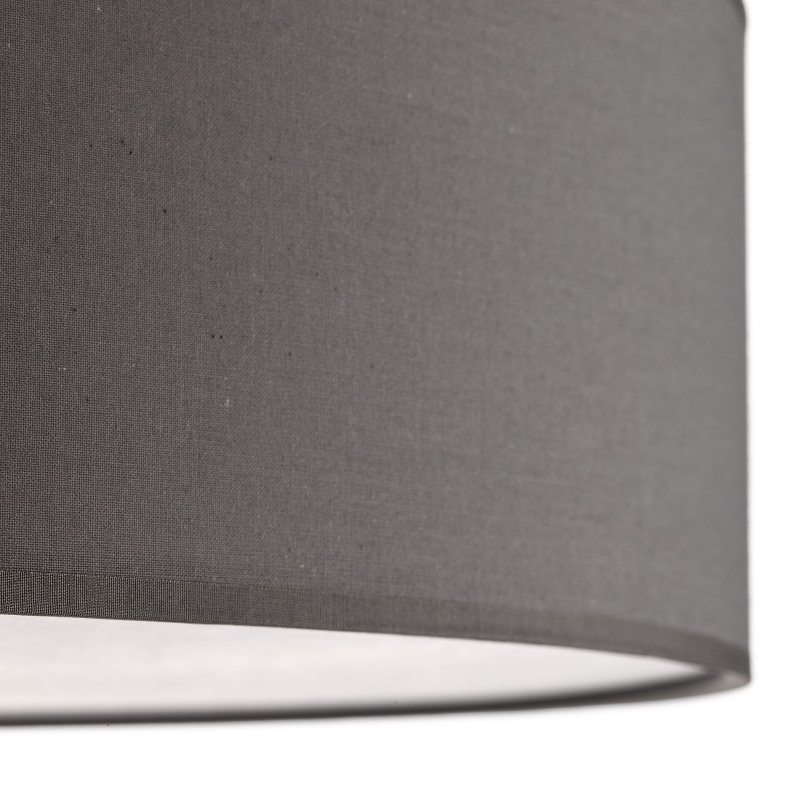 TK-Lighting Deckenleuchte Rondo LED dimmbar grau 60cm Durchmesser Metall Textil - 5901780515843