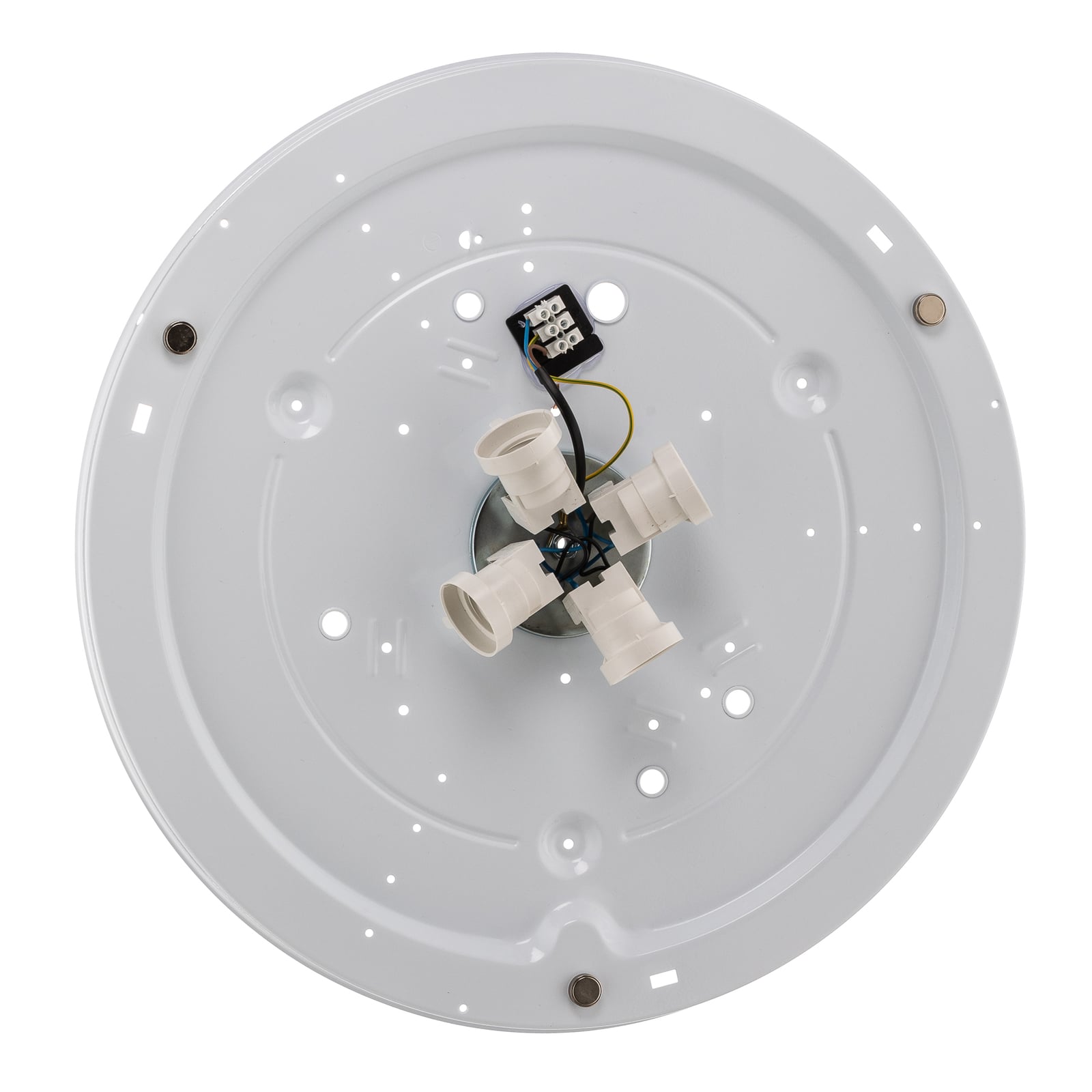 TK-Lighting Deckenleuchte Rondo LED dimmbar grau 60cm Durchmesser Metall Textil - 5901780515843