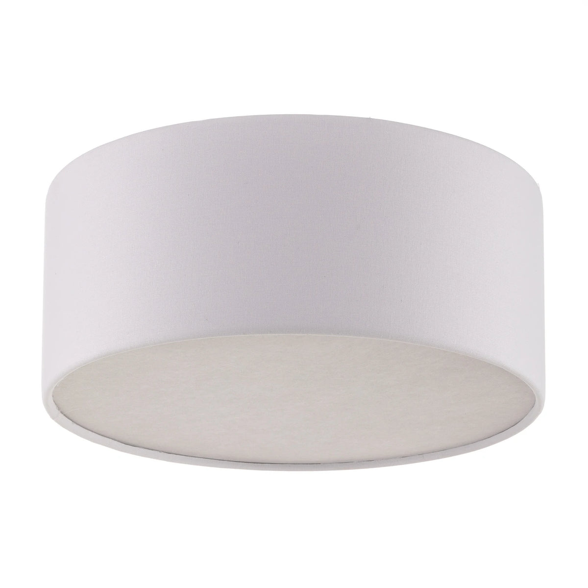 TK Lighting Deckenleuchte Lampe Rondo Weiß Metall Textil Wohnzimmer Esszimmer - 90502889050288