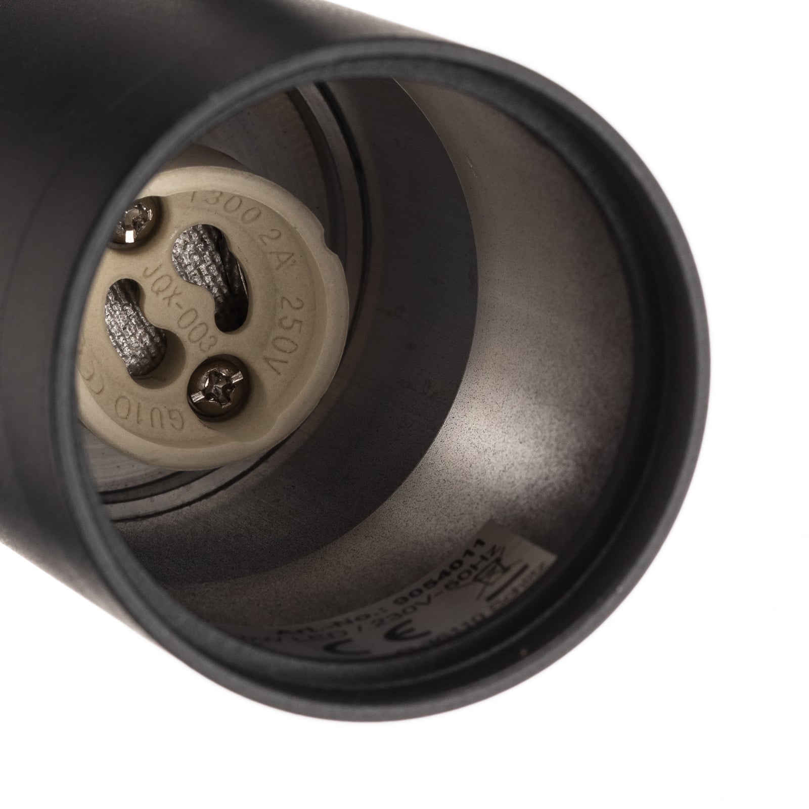 Prios 1-Phasen-Schienensystem Jorell schwarz 5-flg GU10 dimmbar 300cm Lampe - 4251911750515