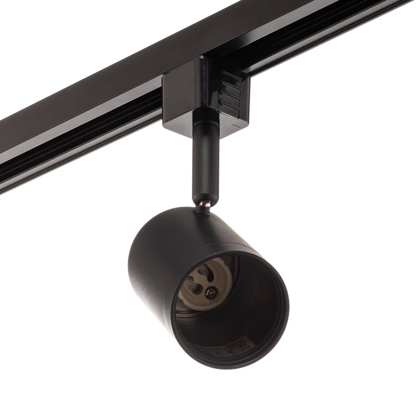 Prios 1-Phasen-Schienensystem Jorell schwarz 5-flg GU10 dimmbar 300cm Lampe - 4251911750515