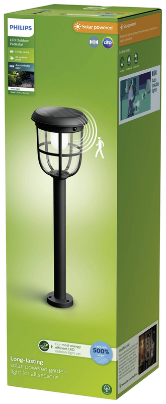 B-Ware Philips Lighting 8720169267213 Radii Solar Außenstandleuchte Mit Bewegungsmelder