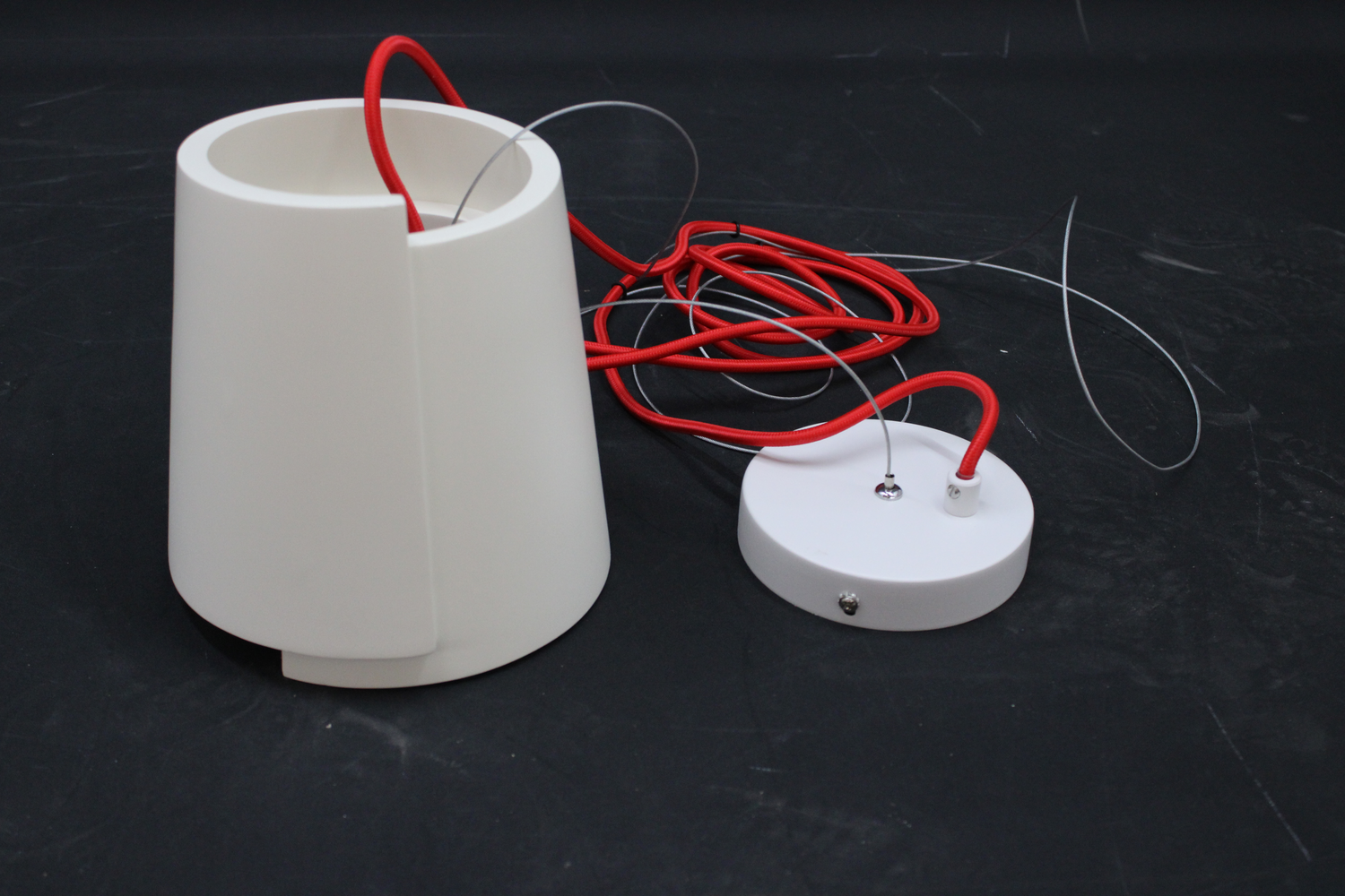 Deko Light Hängeleuchte Twister I Hängelampe Deckenlampe Leuchte Weiß ø 18 Cm B-Ware - 4042943160898