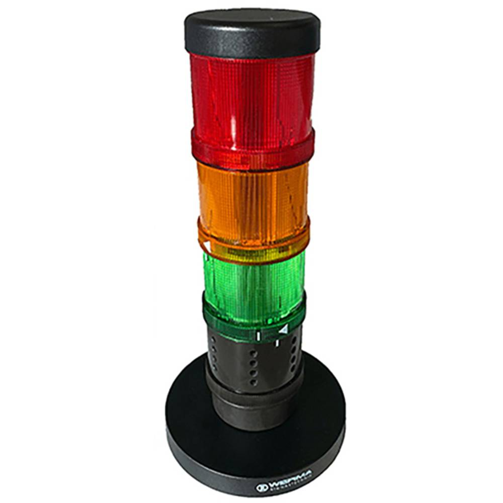 Werma Signaltechnik Signal Set Co2 Anzeige 649.000.10 Rot Gelb Grün 1 Set B-Ware