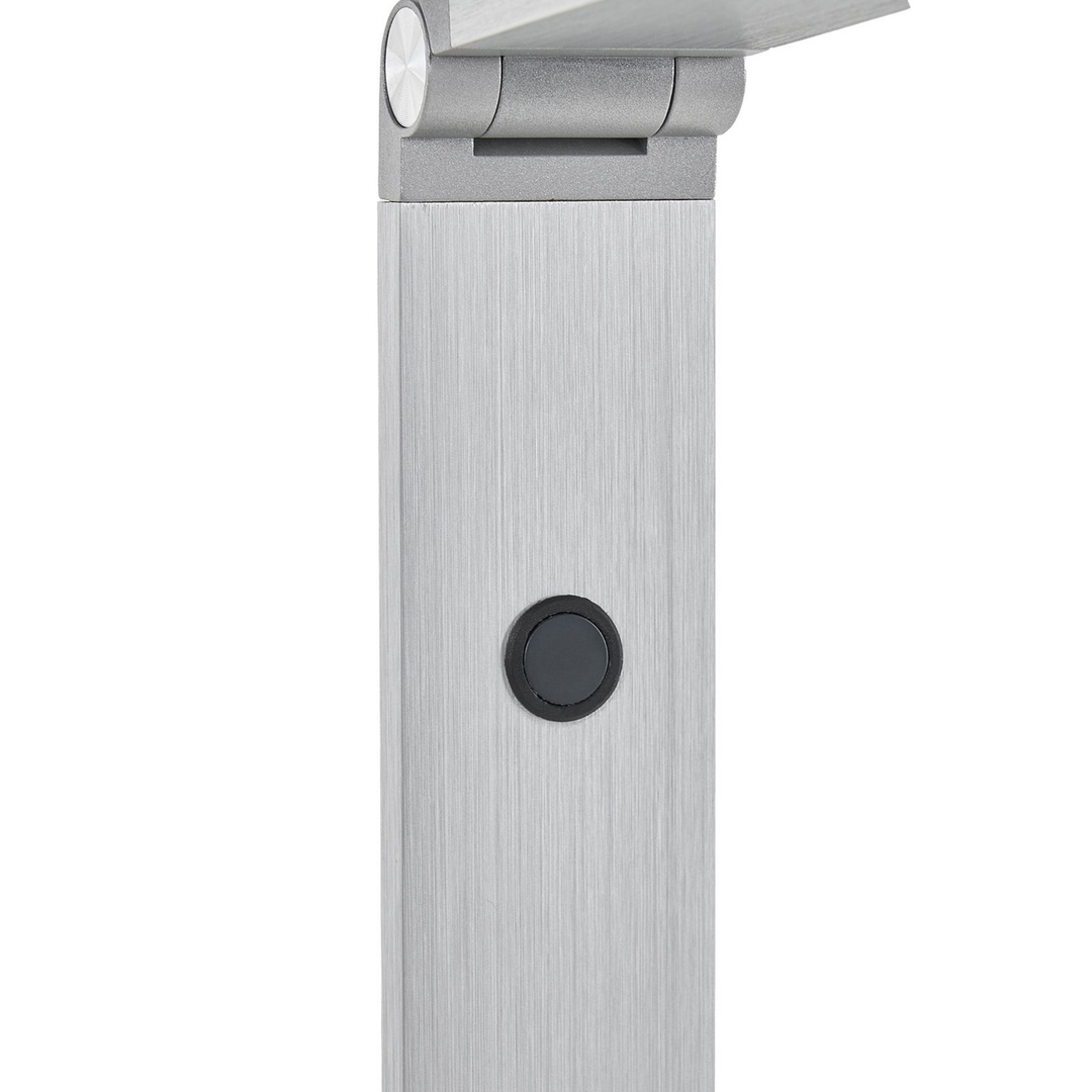 Lucande LED-Stehleuchte Resi mit Dimmer Stehlampe Lampe Alu 8W