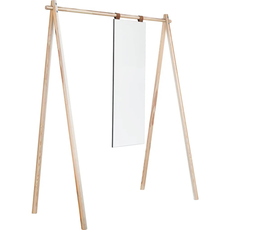 Karup Design - Hongi Garderobe mit Spiegel 150 carobbraun Möbel Garderobenmöbel