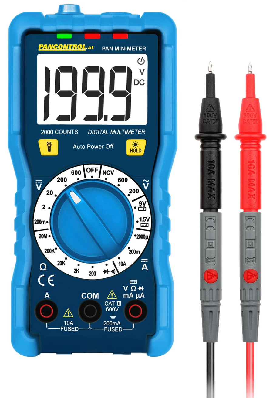 Pancontrol Multimeter Pan Minimeter Spannungsmesser Elektronik Messgerät Digital B-Ware - 9120037330619
