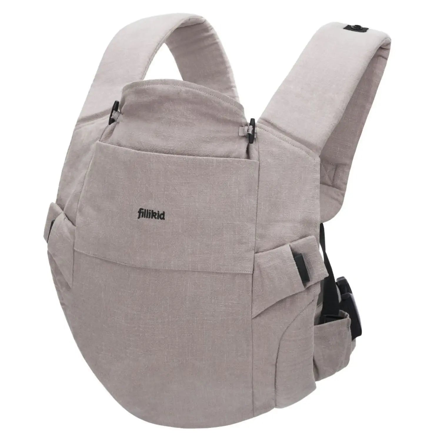 Fillikid Babytrage Tragesystem Babytrageposition Für Bauch Hüfte Rücken Grau B-Ware - 9120123442233