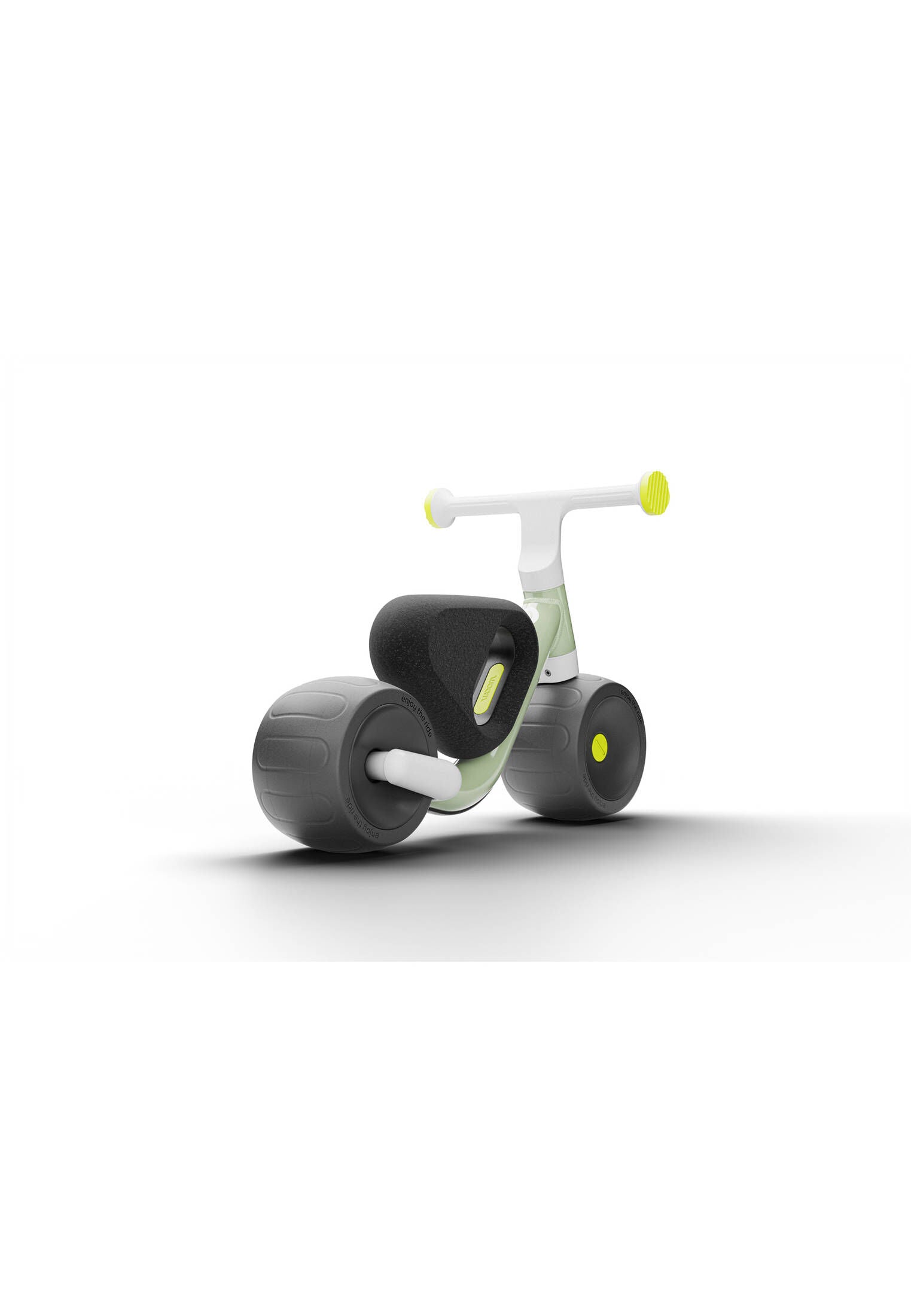 Woom Laufrad Balance Bike WOW Kinder Fahrrad hellgrün Gleichgewichtstrainer - 9120136980166