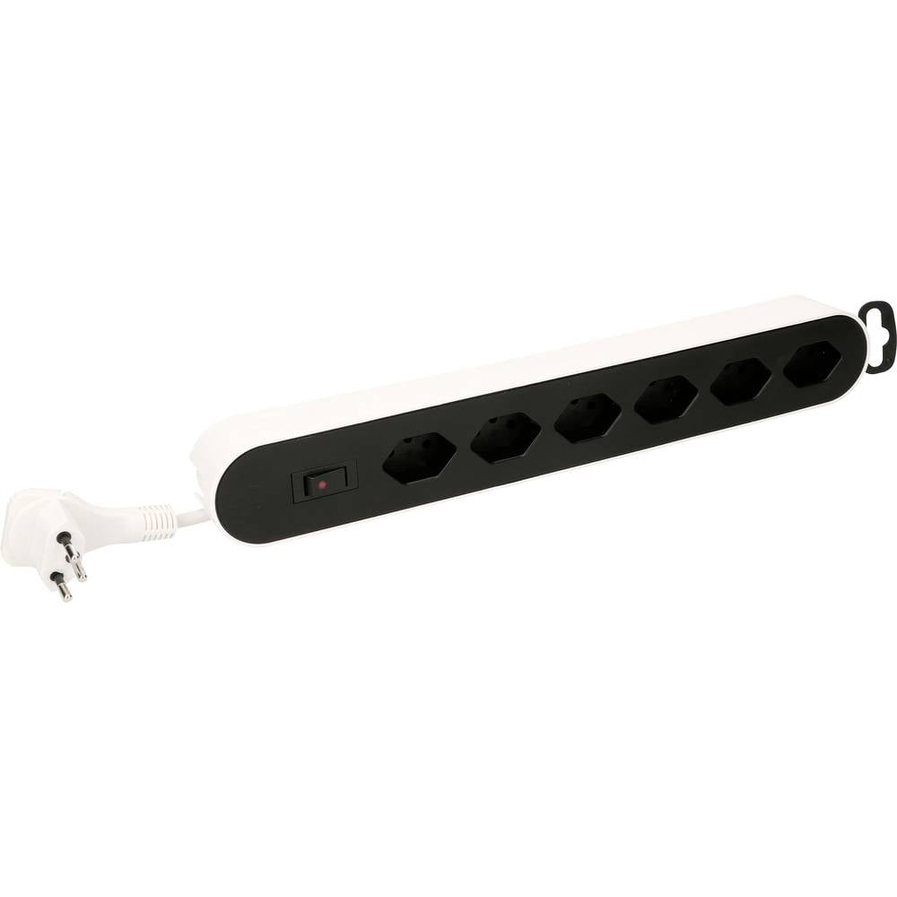 Max Hauri Ag 160033 Steckdosenverteiler Steckdosenleiste Weiß Schwarz Ch Stecker B-Ware - 7618403023286