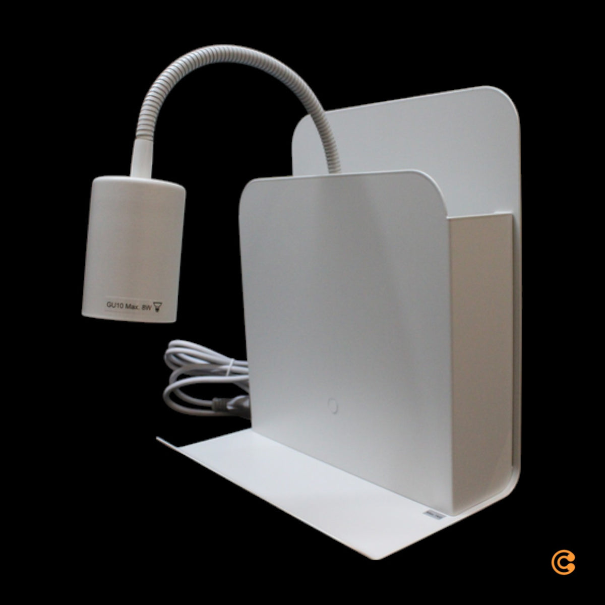 Nordlux Wandleuchte Roomi mit Ablage und USB weiß Wandlampe Lampe Leuchte S404 - 5704924005657