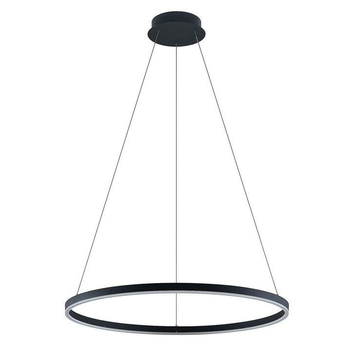 Arcchio Albiona LED-Hängeleuchte Hängeleuchte Lampe Ø 80 cm 46,8 W schwarz w119