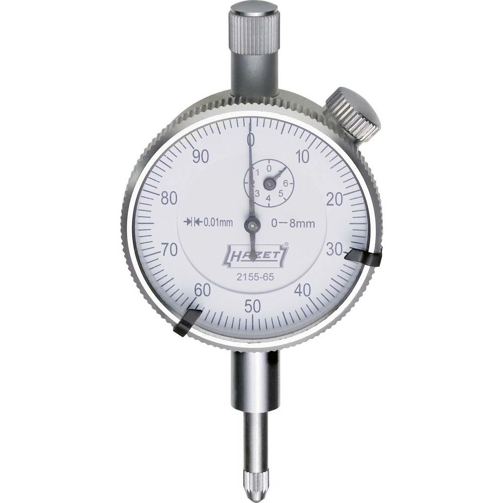 Hazet 2155-65 Messuhr Kleinmessuhr Mess-Uhr Uhr Messen 8 mm Ablesung: 0.01 mm