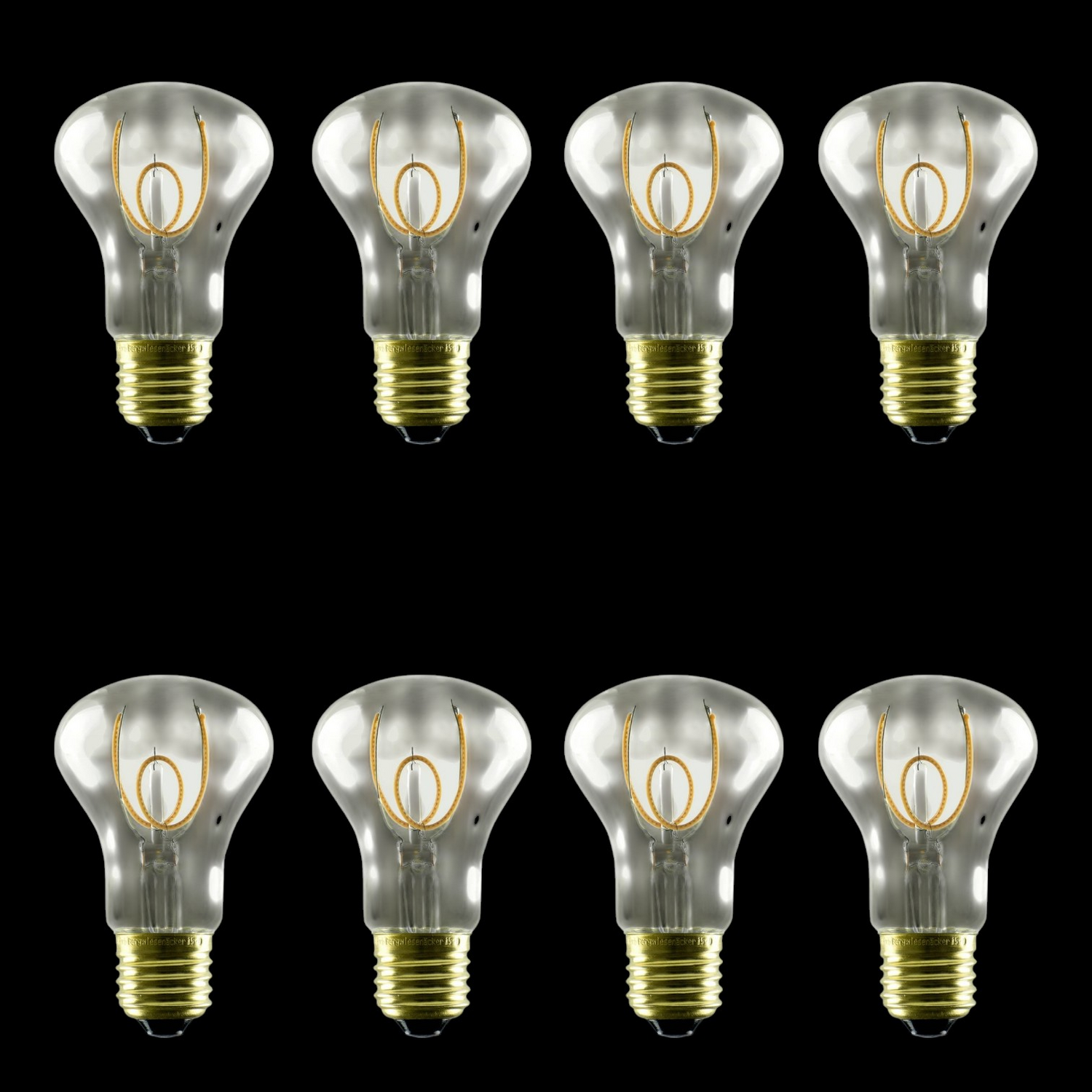 Segula LED Soft Krypton Leuchtmittel Leuchte Lampe klar E27 3.2W 2200K 8 STÜCK