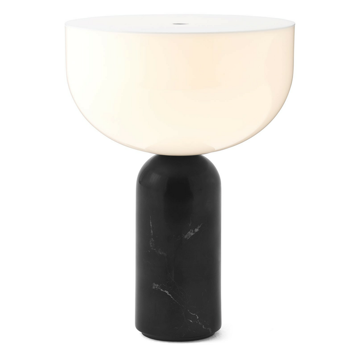 New Works Kizu Portable Led Akku Tischleuchte Tischlampe Lampe Schwarzer Marmor  B-Ware